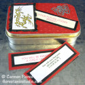 Upcycled Good Luck Box filled with Chinese Fortune Magnets | KOOL TAK