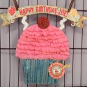 Party Decor Birthday Cupcake Door Hanging