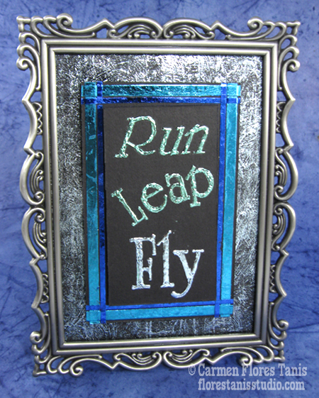 Favorite Sayings and Greetings: Framed Foiled Quote