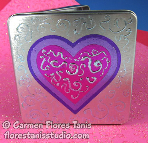 Foiled Valentine’s Day Tin Card