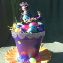 Dazzling Easter Chick and Eggs with Bling!