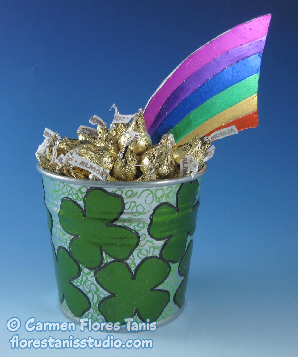 St. Patrick’s Day Foiled Lucky Pot O’Gold