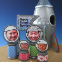 Father’s Day Rocketship Family Portrait